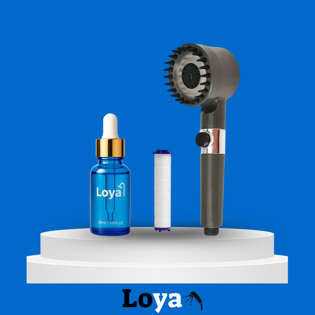 Loyaset - ראש מקלחת חכם + שמן טבעי
