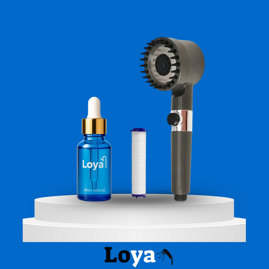 Loyaset - ראש מקלחת חכם + שמן טבעי